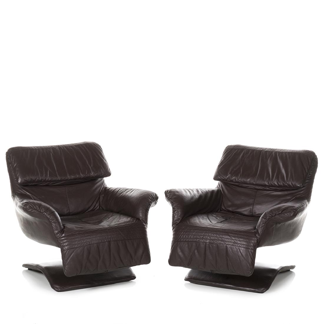 Scandinavian Leather Club Chairs (2) (1 of 4)