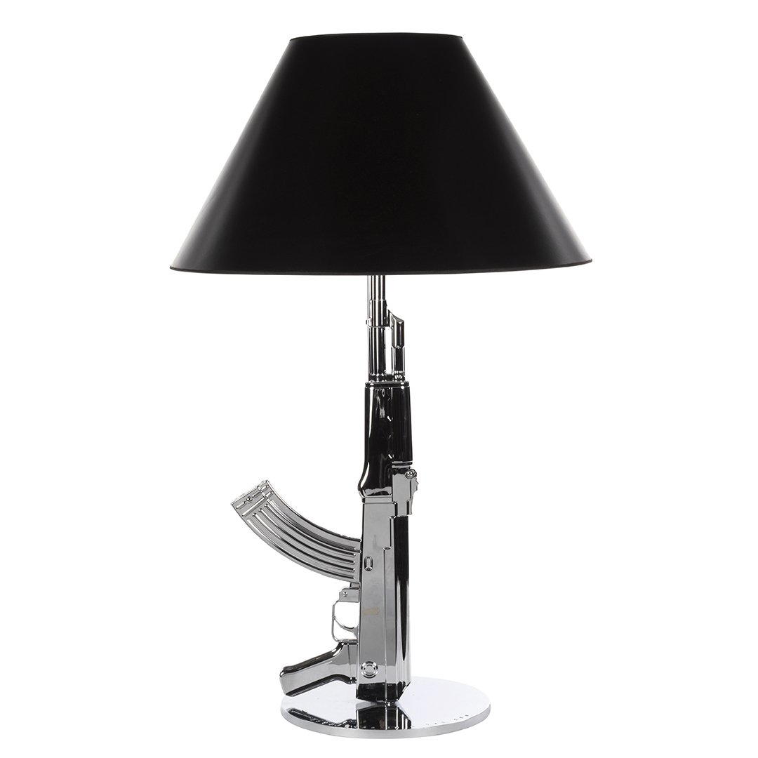 Philippe Starck Gun Lamp: Gun lamp by Philippe Starck for Flos, Italy 2005. 36" H.