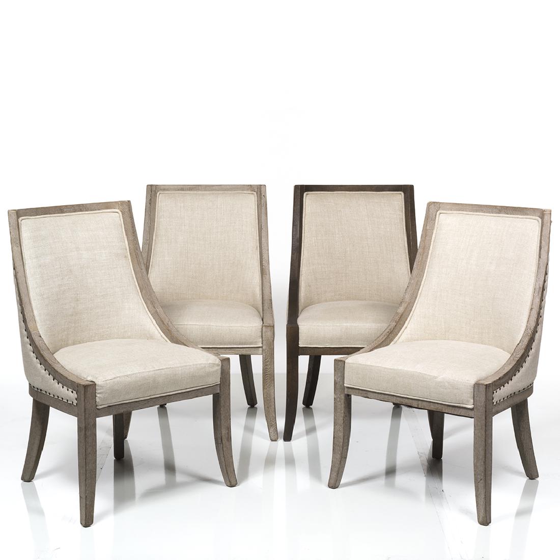 Linen Dining Chairs (4) (1 of 5)