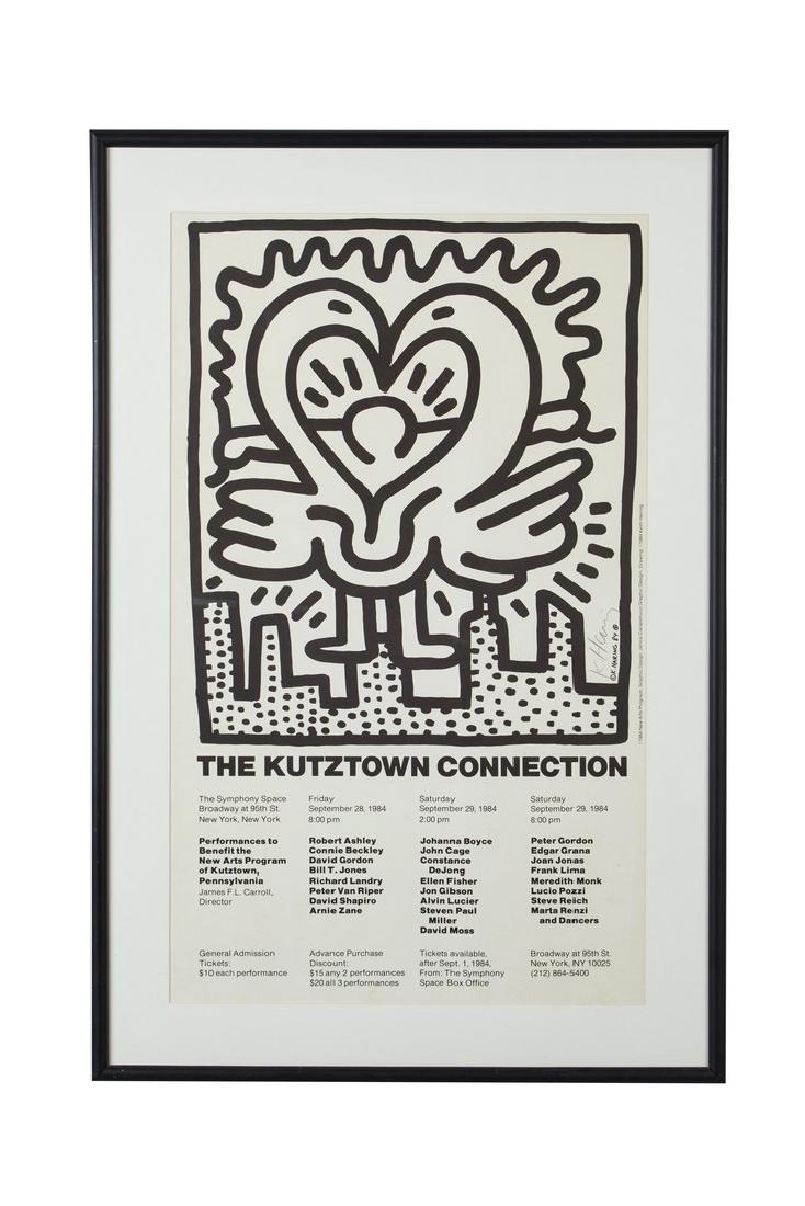 Keith Haring Signed Poster (1 of 3)
