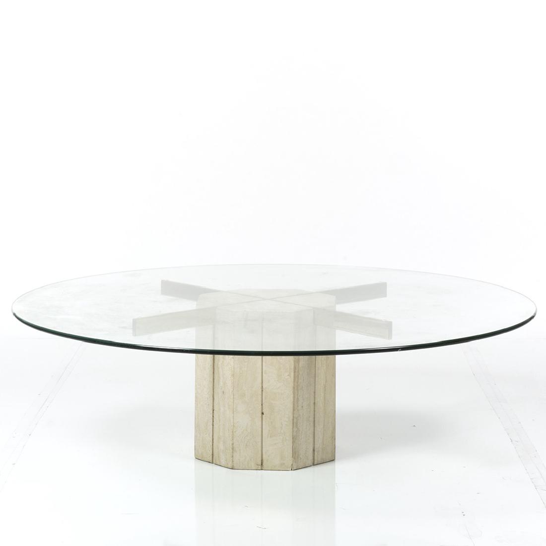 Travertine Coffee Table (1 of 3)