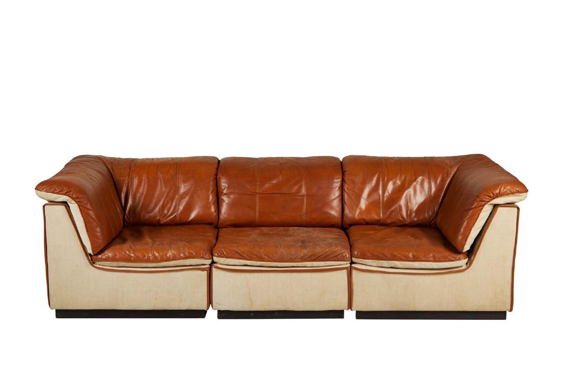 Finnish Leather Sectional Sofa (1 of 5)