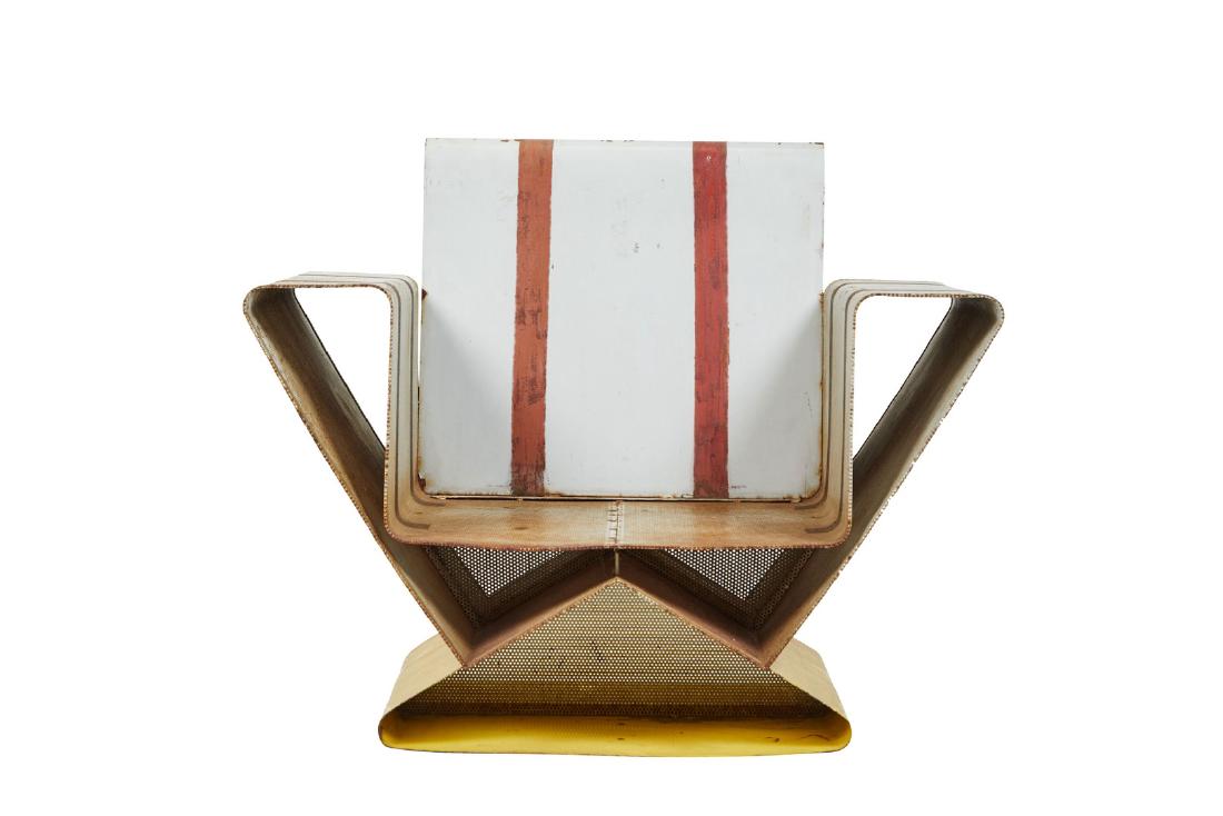 Modernist Painted Steel Armchair (1 of 5)