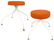 Mid-Century Swivel Stools (2)