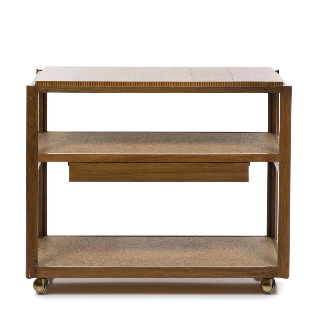 Edward Wormley Rosewood Bar Cart (1 of 6)