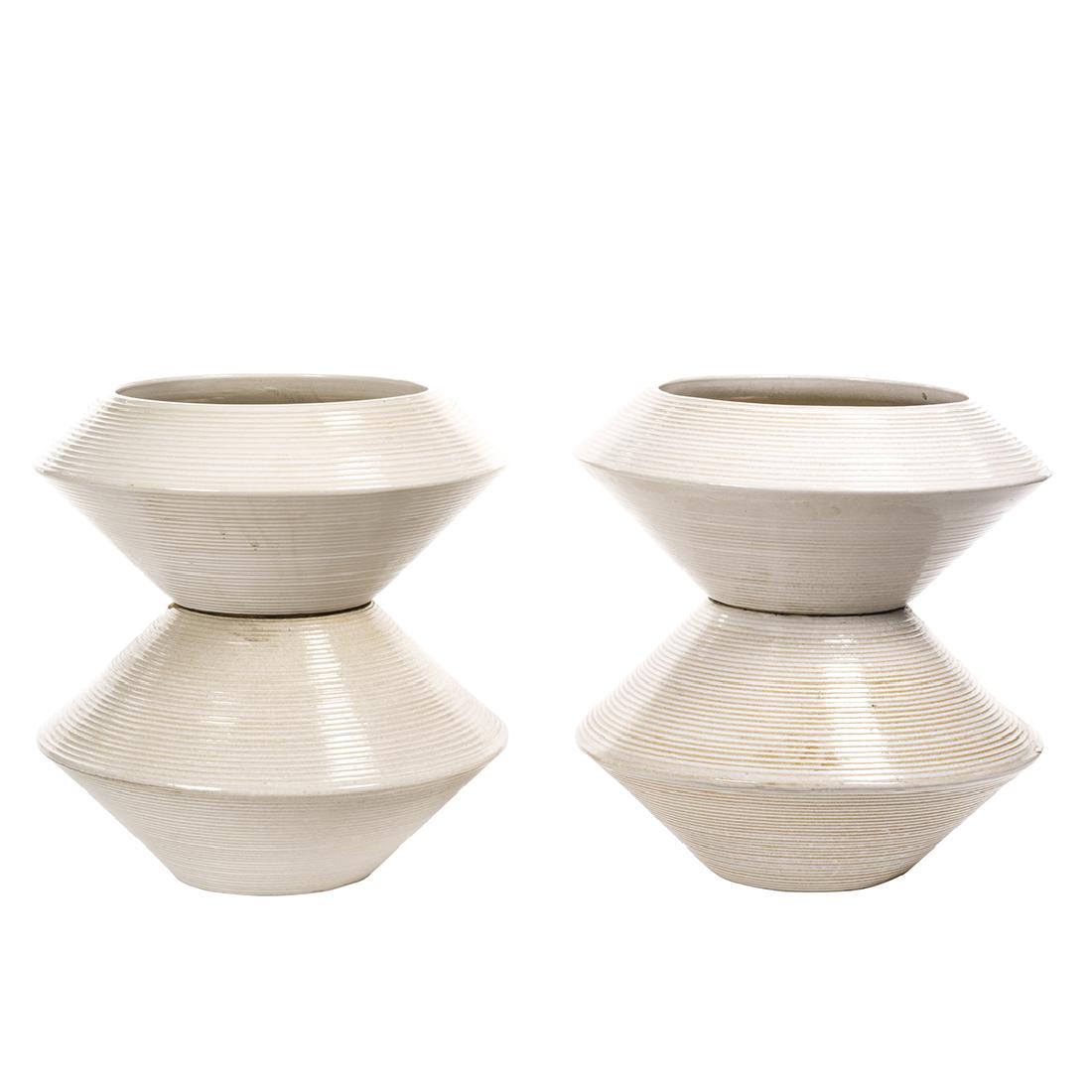 Zanesville Stone Age Modern Planters (2) (1 of 5)