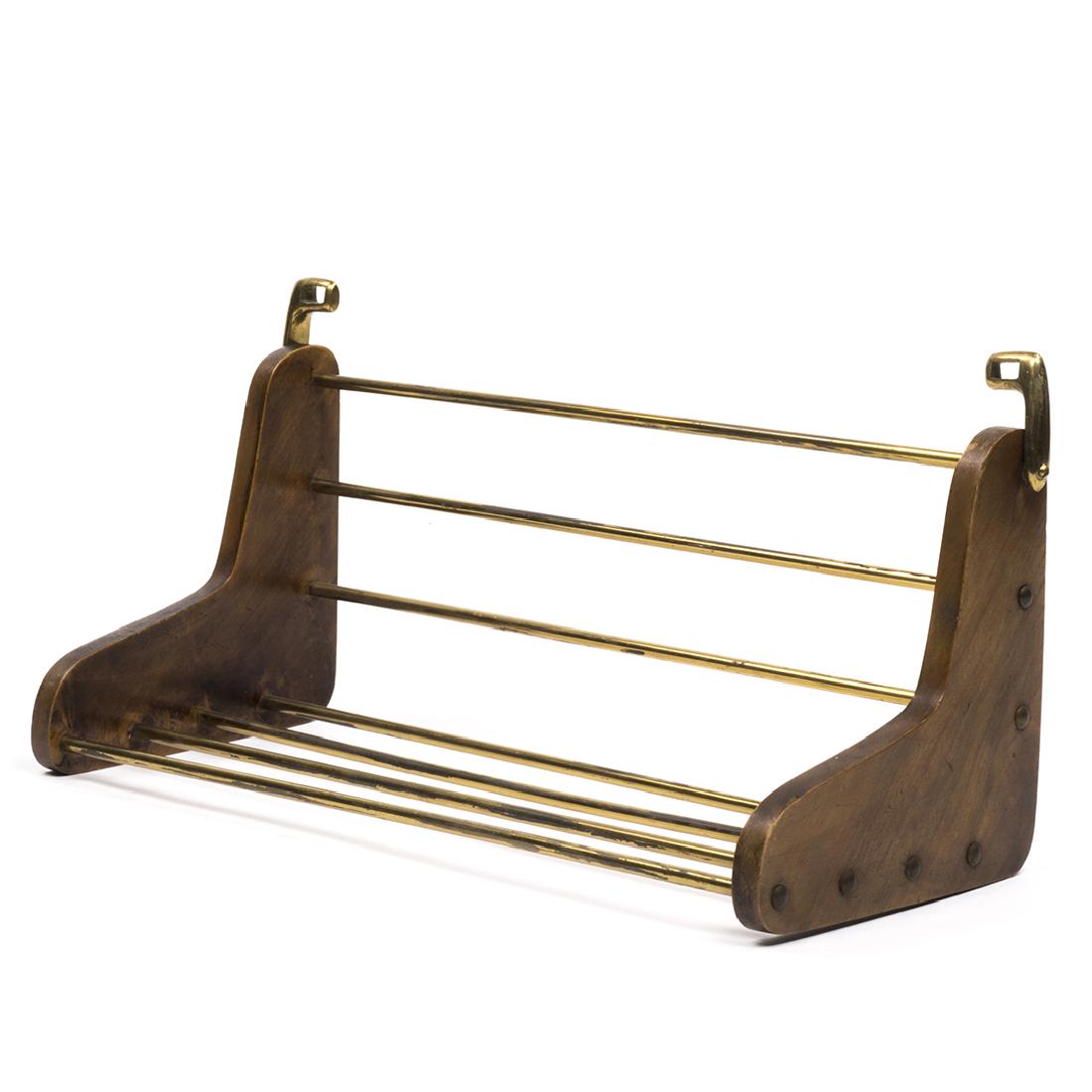 Carl Aubock Attributed Wall Mounted Shelf (1 of 5)