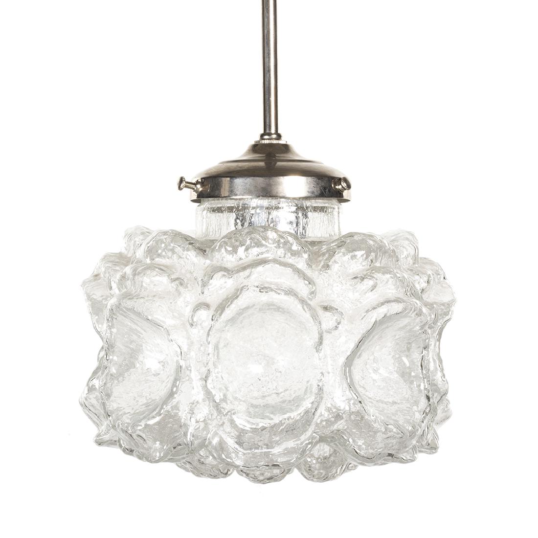 Textured Glass Pendant Lamp (1 of 4)