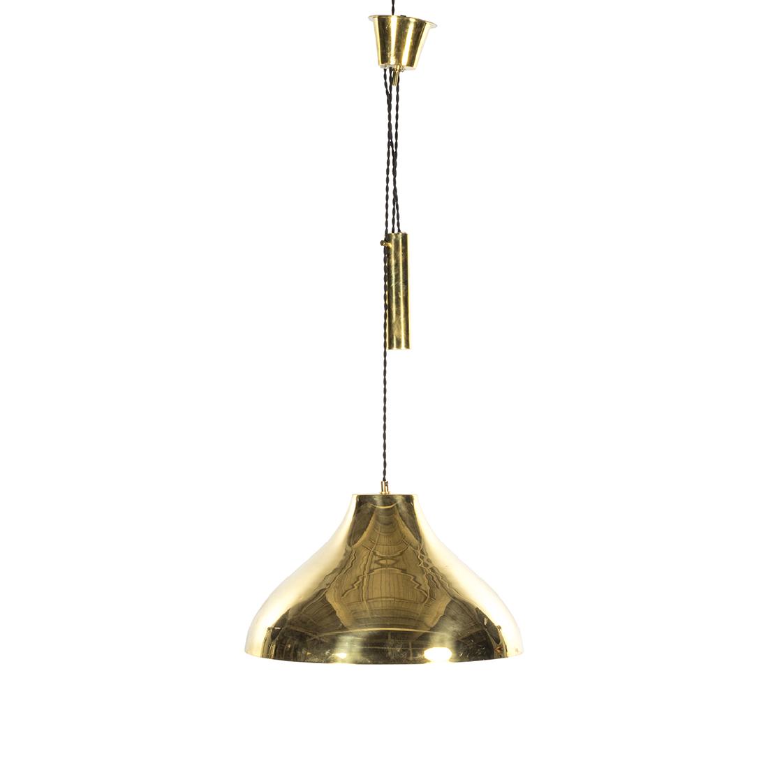 Paavo Tynell Style Brass Pendant Lamp (1 of 2)