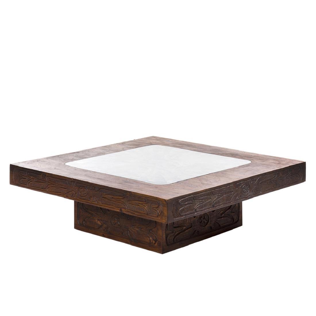 Carved Abstract Coffee Table (1 of 6)