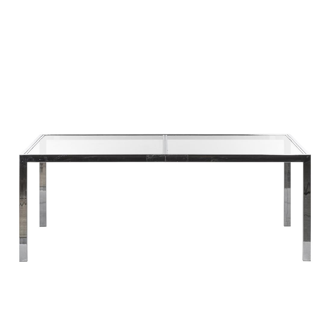 Milo Baughman Chrome and Glass Dining Table (1 of 3)