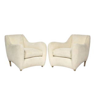 Matthew Hilton Balzac Chairs (2): Pair of Balzac chairs by Matthew Hilton, 1990s. 32" H x 31" W x 32" D.