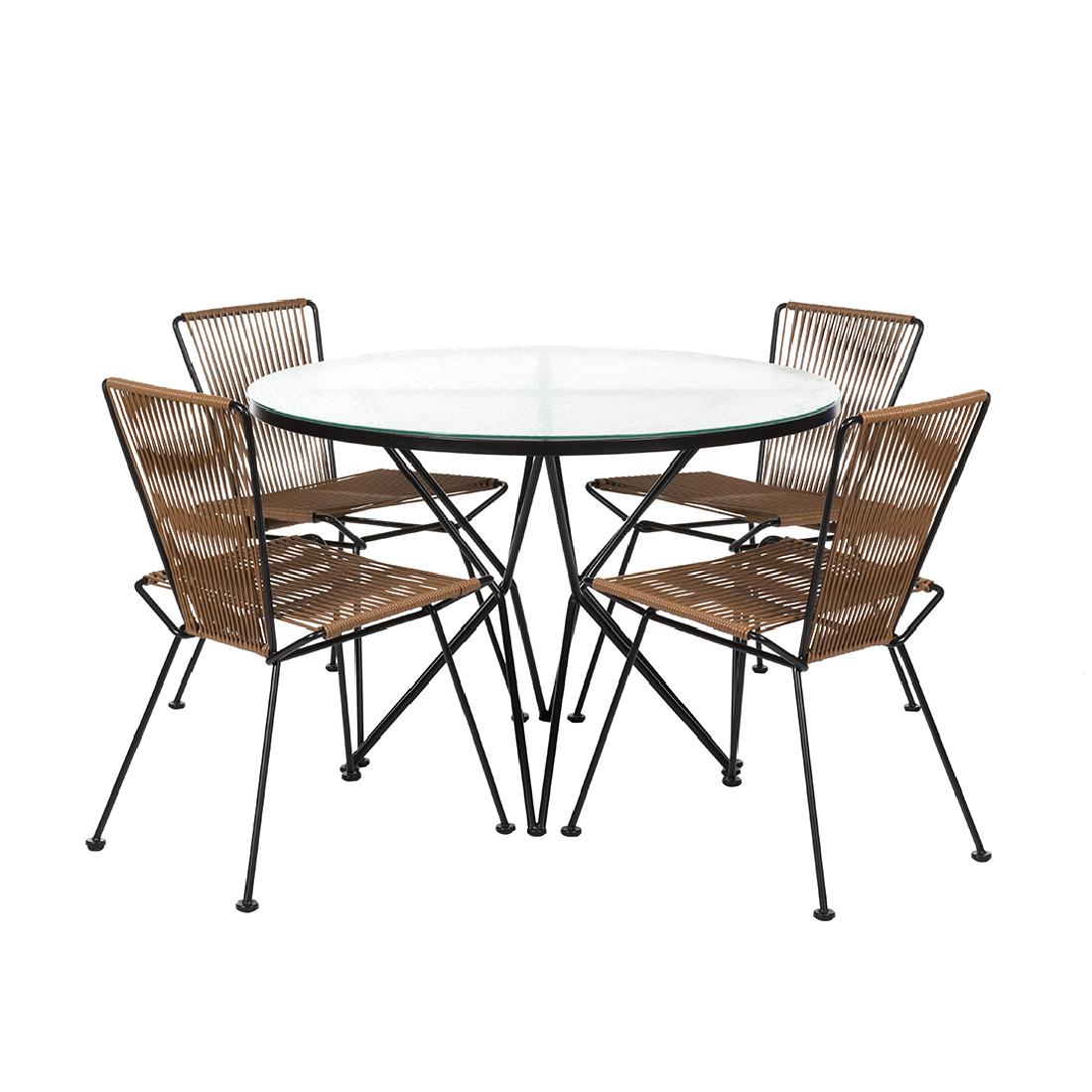 Modernist Outdoor Dining Set (5) (1 of 5)