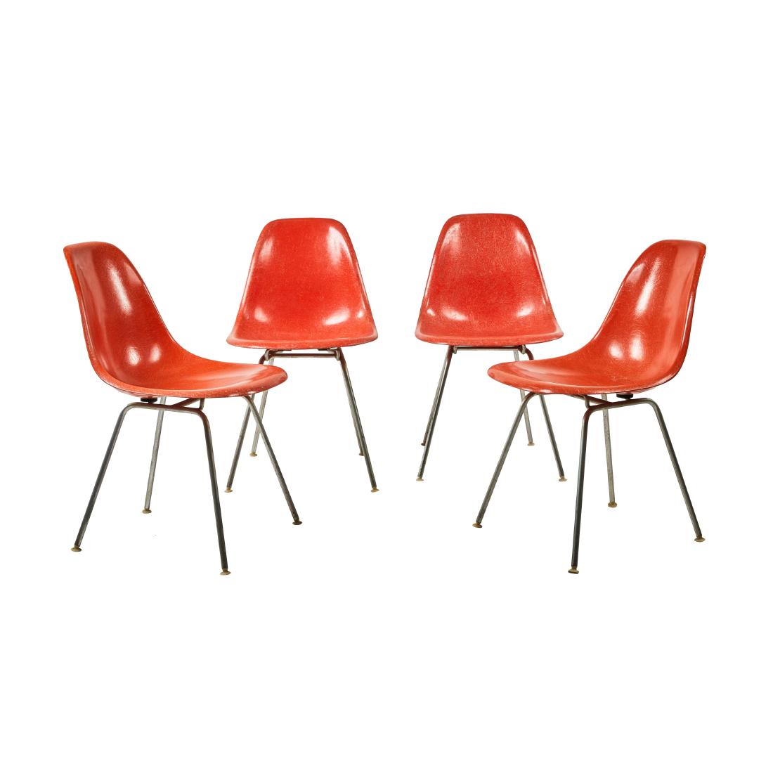 Charles Eames Side Shell Chairs (4) (1 of 6)