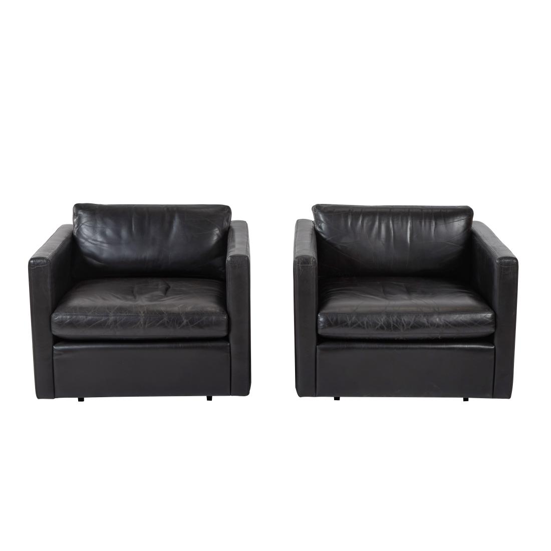 Charles Pfister Leather Club Chairs (1 of 4)