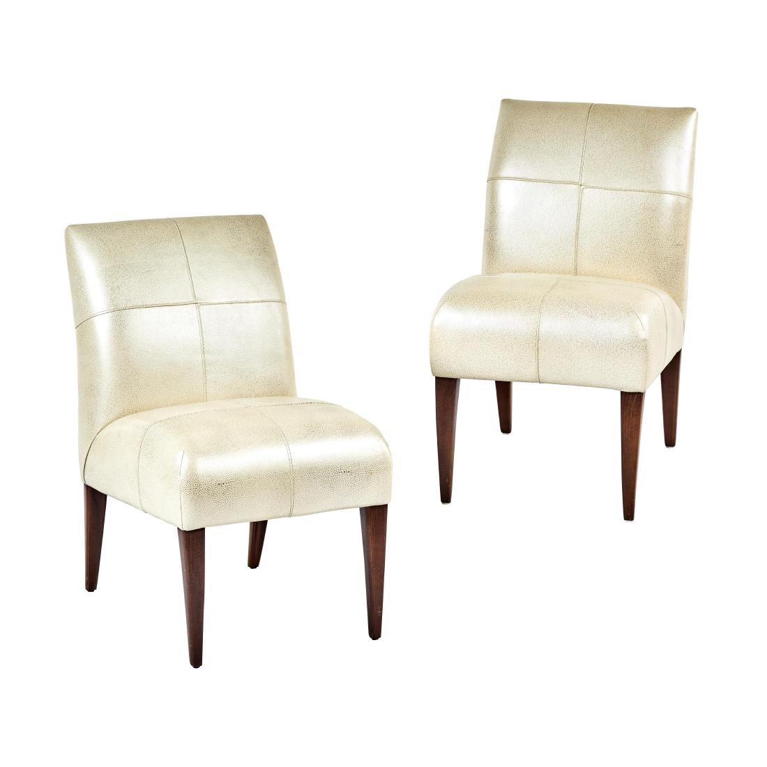 Fendi Leather Slipper Chairs (2) (1 of 5)