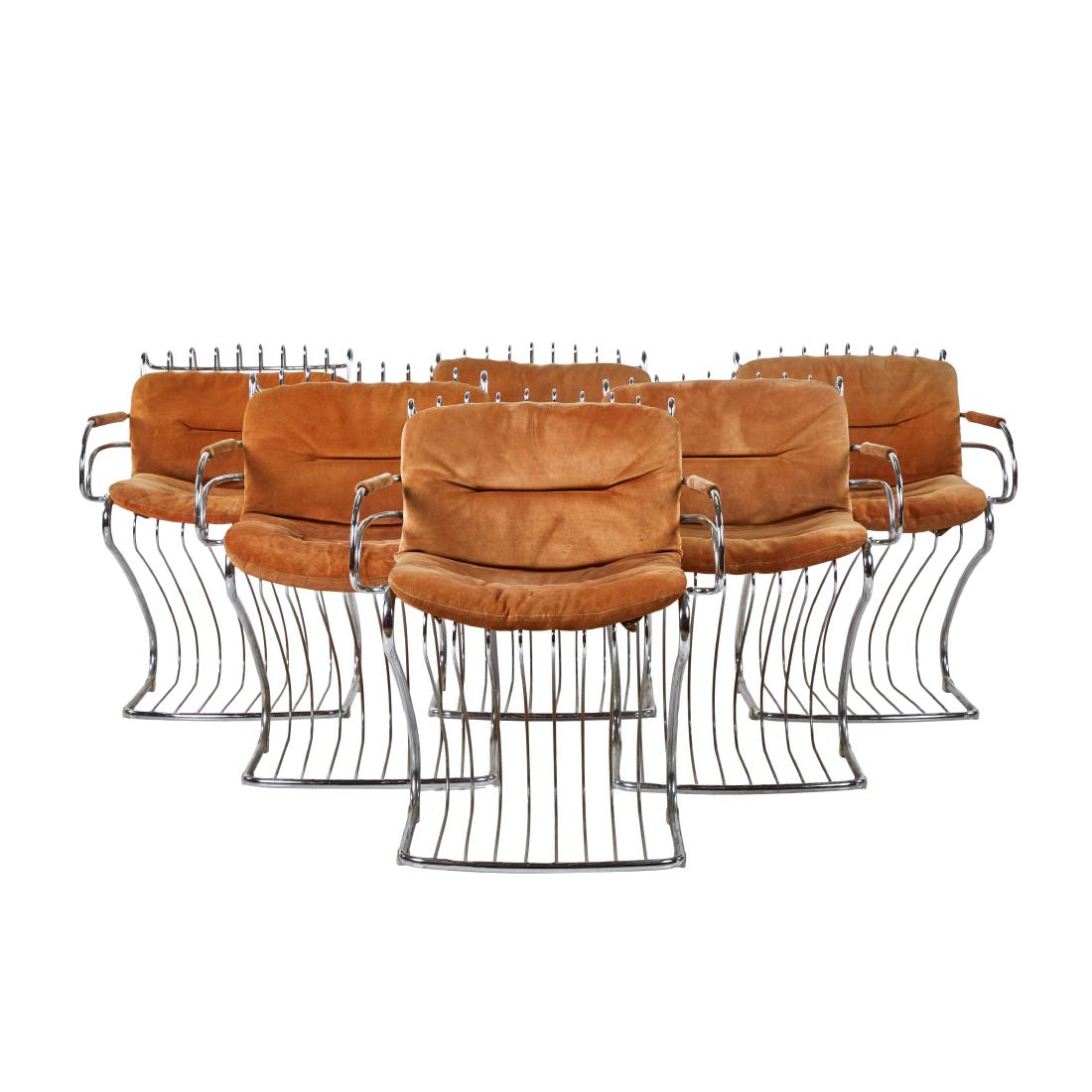 Gastone Rinaldi Chrome Chairs (6) (1 of 5)