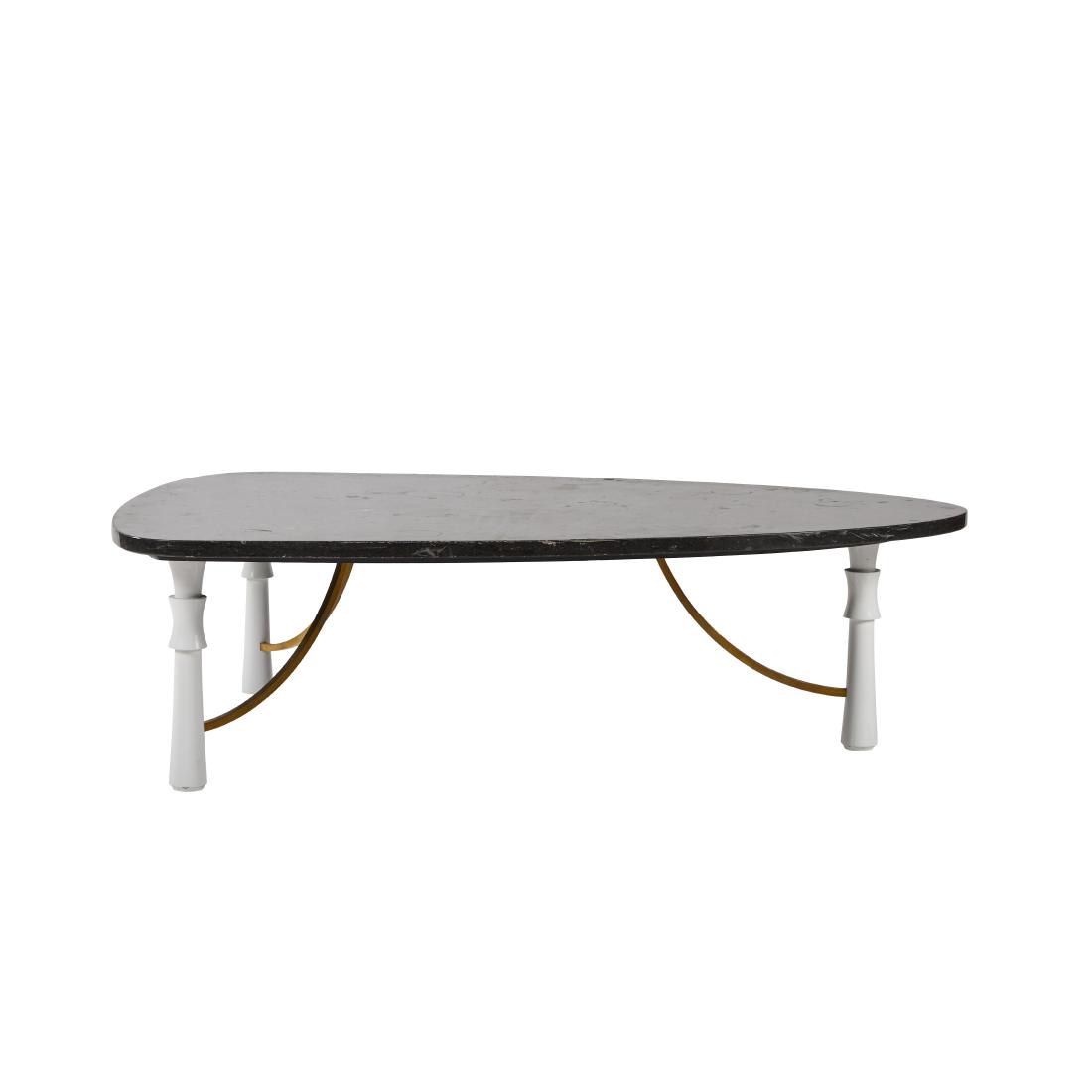 Marble and Brass Coffee Table (1 of 5)