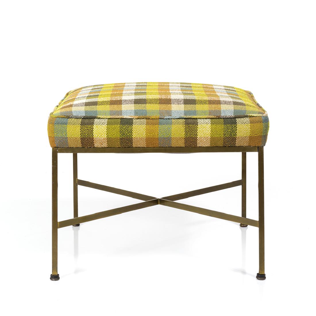 Paul McCobb Brass Ottoman (1 of 4)