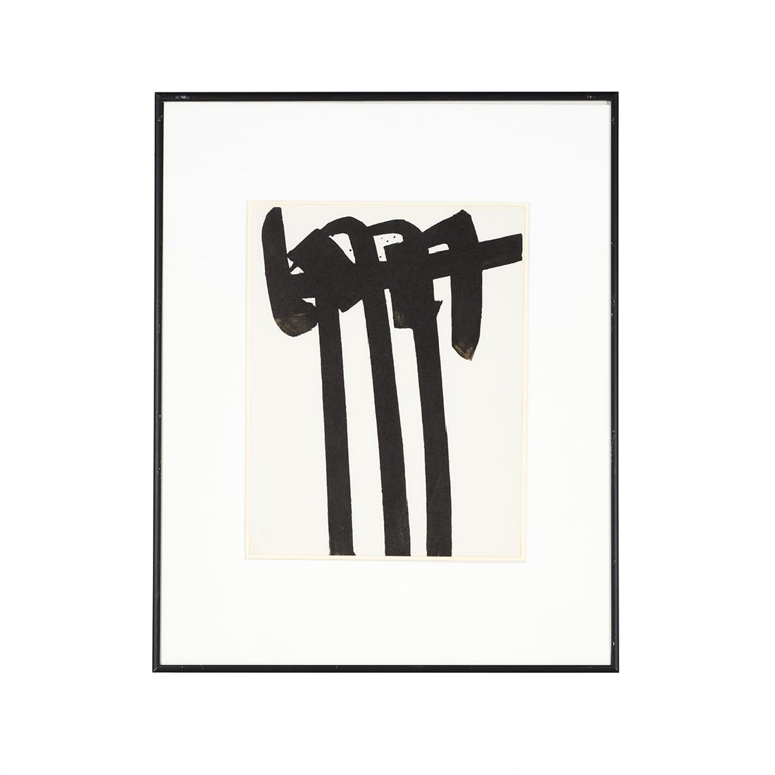 Pierre Soulages Litho #34 (1 of 1)