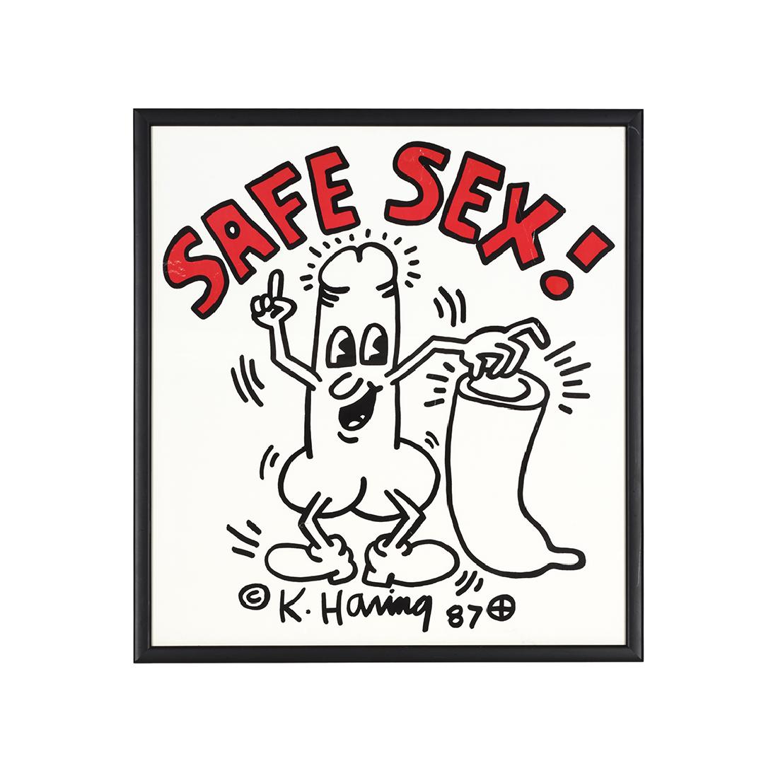 Keith Haring Safe Sex
