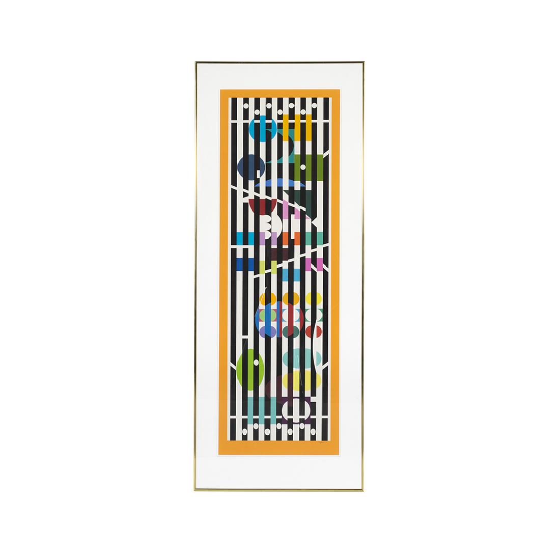 Yaacov Agam Orange Progression (1 of 2)