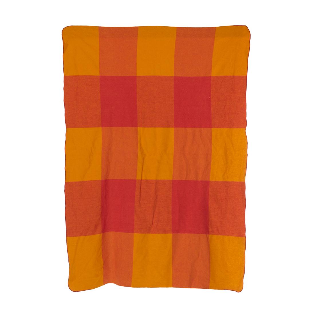 Alexander Girard Braniff Blanket: Wool blanket by Alexander Girard for Braniff Airlines, 1965.