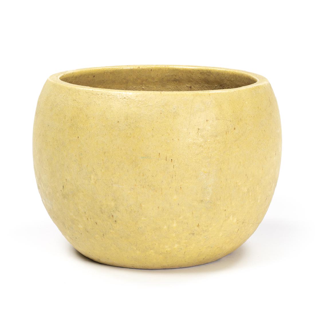 Russel Wright Planter: Glazed ceramic planter attributed to Russel Wright, 1950s.