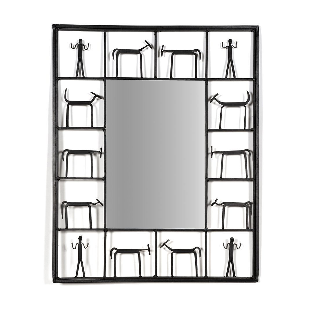 Decorative Iron Mirror (1 of 3)