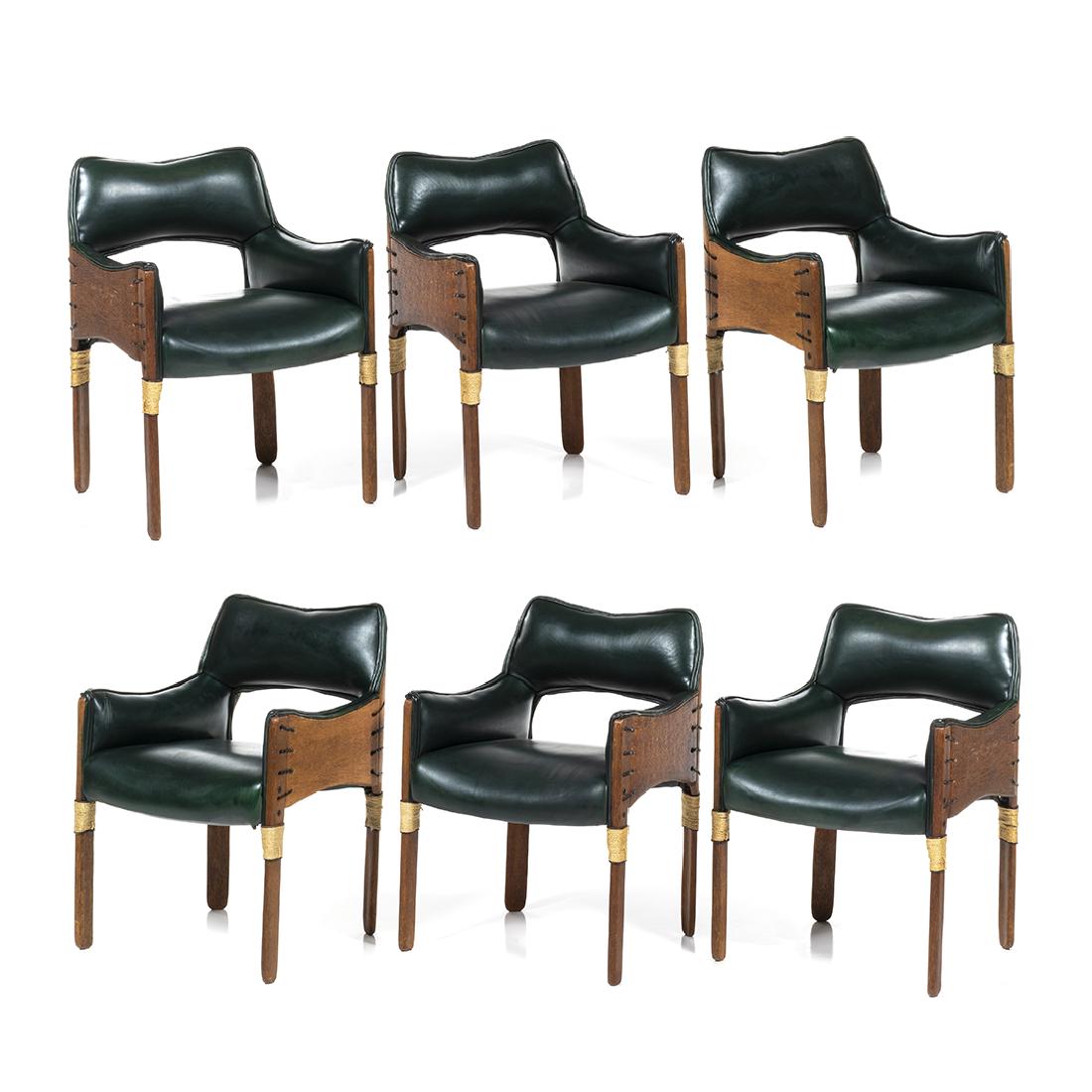 Pacific Green Dining Chairs (6) (1 of 6)