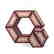 Hard Edge Shaped Canvas Floor Sculpture - 2