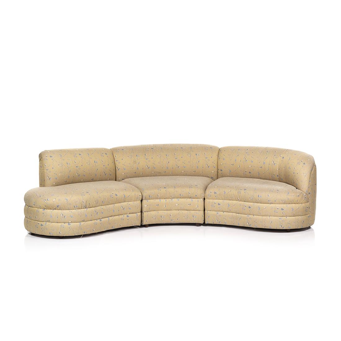 Vladimir Kagan Cloud Sectional: Two-piece Cloud sectional by Vladimir Kagan, 1970s.