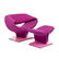 Pierre Paulin Ribbon Chair and Ottoman (2)