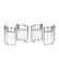 Charles Hollis Jones Post Line Chairs (2)