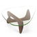 Isamu Noguchi Mahogany Coffee Table - 2