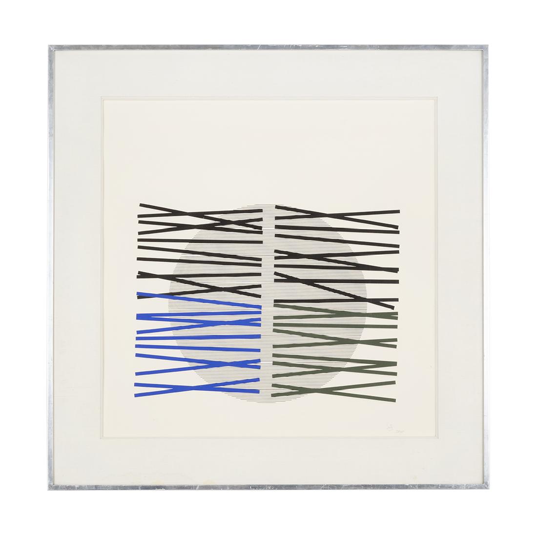 Jesus-Rafael Soto Composition 1 Silkscreen (1 of 2)