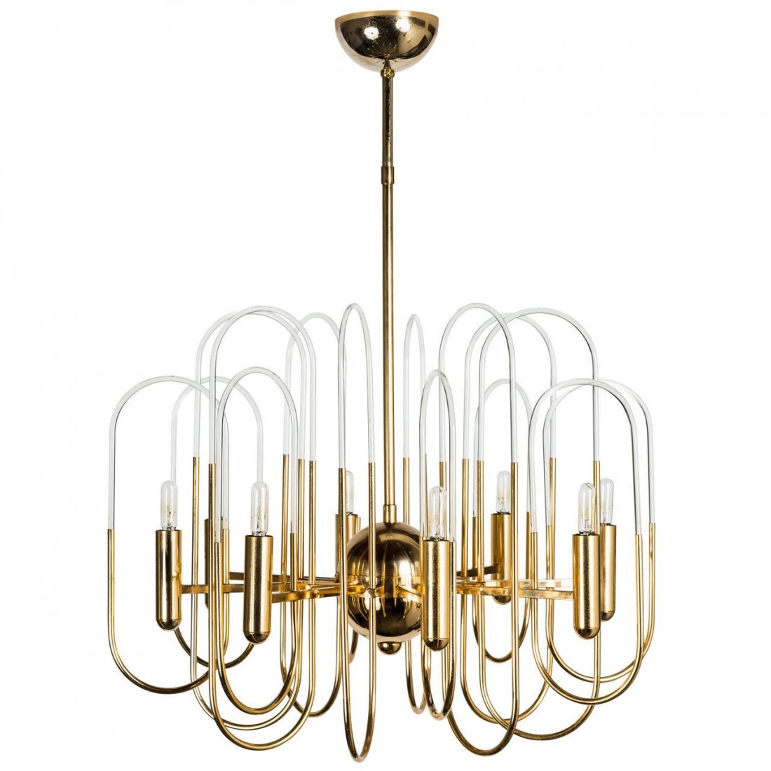 Gaetano Sciolari Brass Chandelier (1 of 6)
