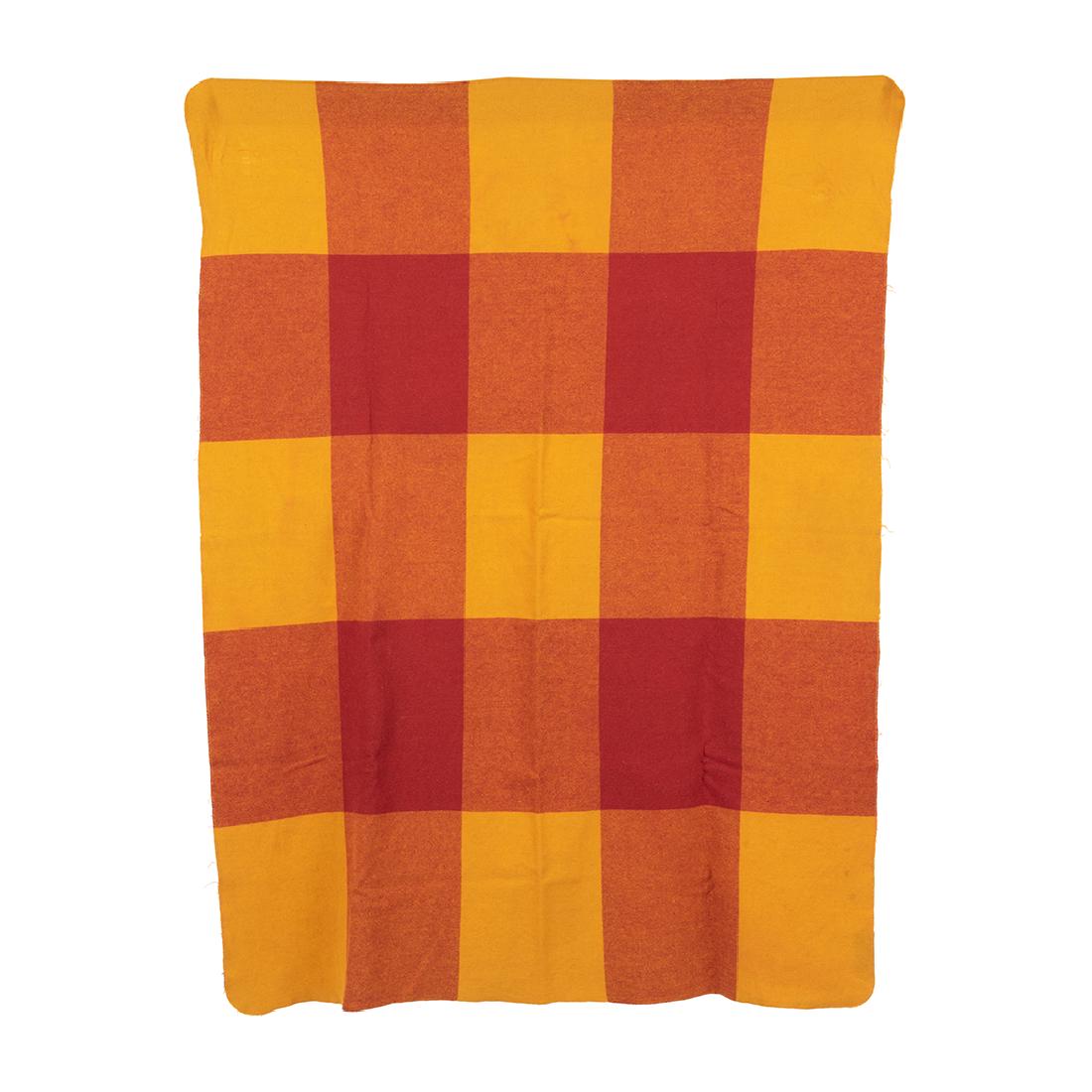 Alexander Girard Braniff Airlines Blanket: Wool blanket by Alexander Girard for Braniff Airlines, 1960s.