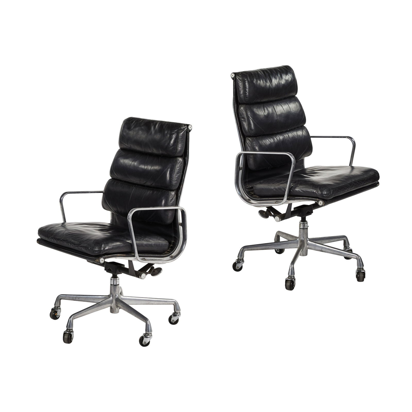 Charles Eames Soft Pad Aluminum Group Executive Chairs (1 of 4)