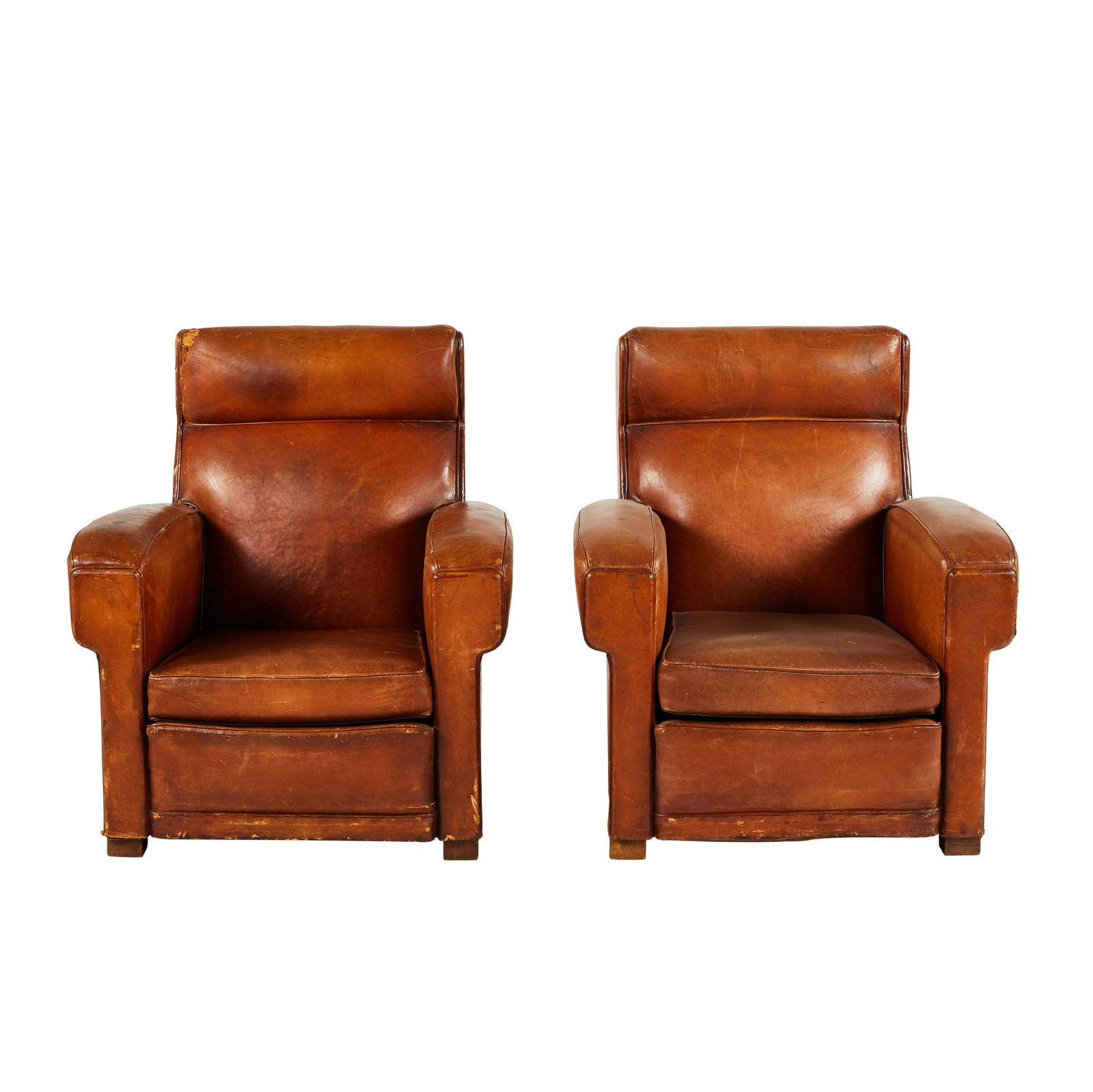 French Leather Armchairs (2) (1 of 2)