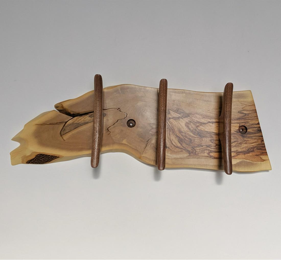 Sam Maloof Wall-Mounted Coat Rack (1 of 2)