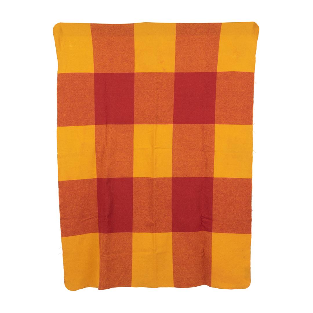 Alexander Girard Braniff Airlines Blanket: Wool blanket by Alexander Girard for Braniff Airlines, 1960s.