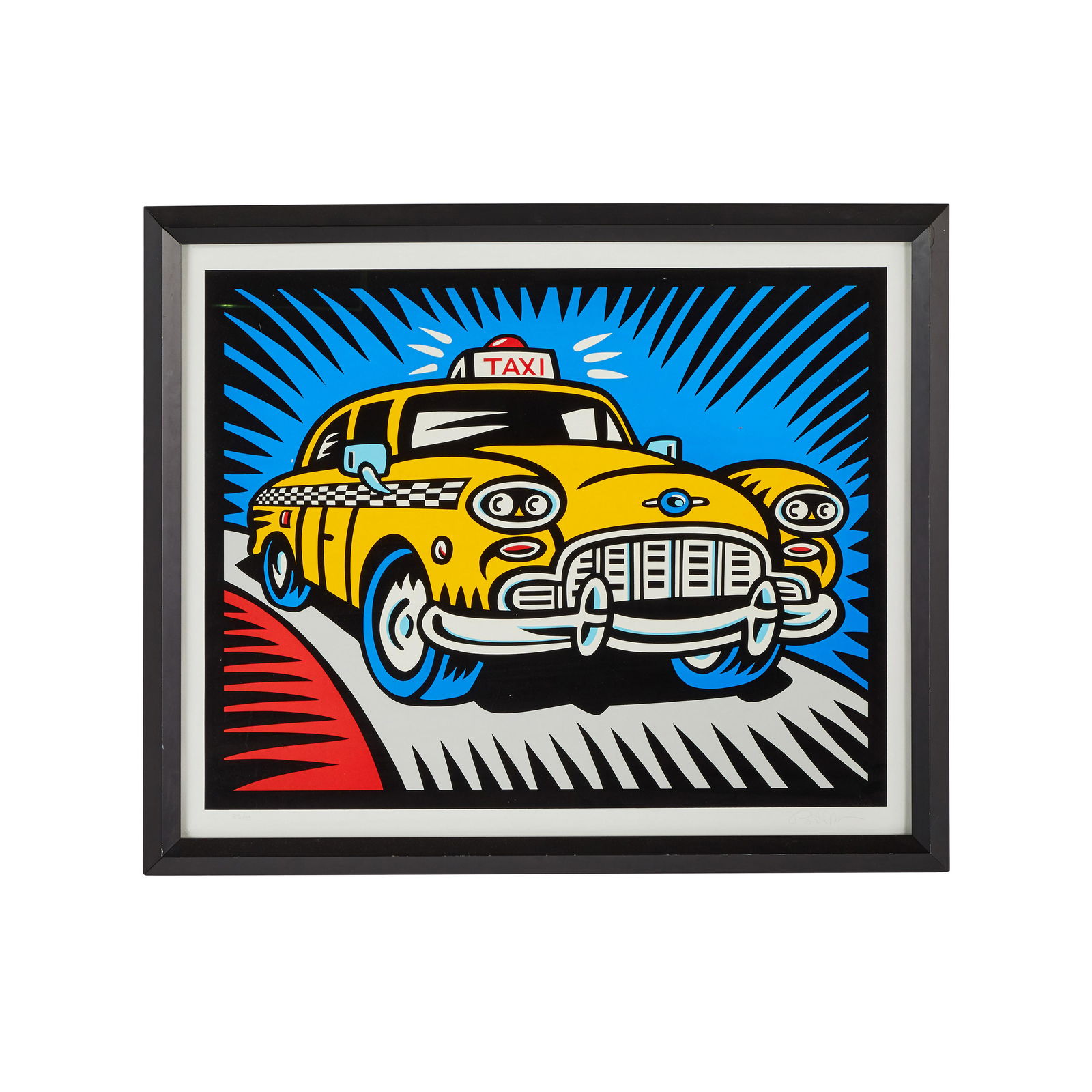 Burton Morris Yellow Taxi State II (1 of 2)