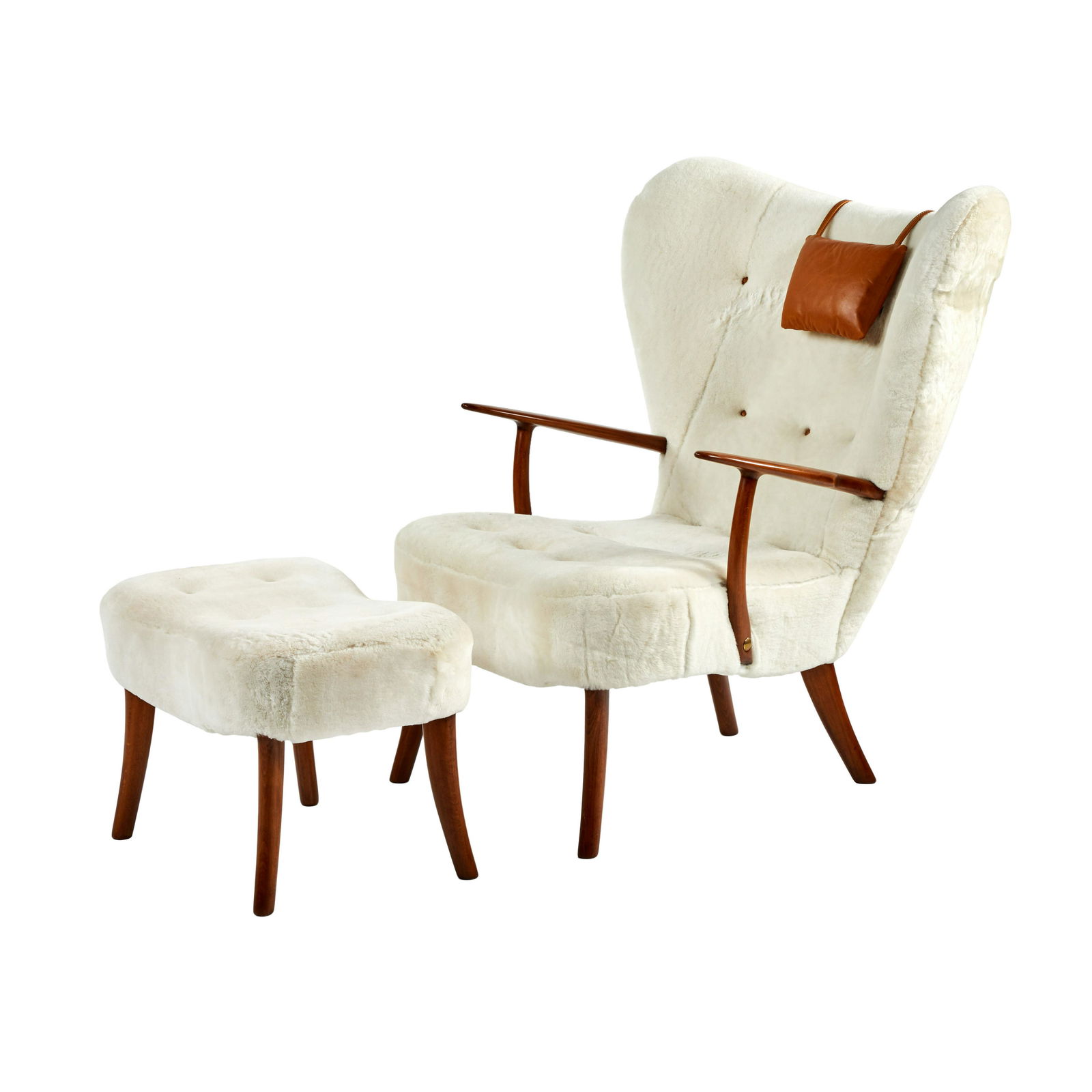 Madsen and Schabel Pragh Armchair and Ottoman (2) (1 of 7)
