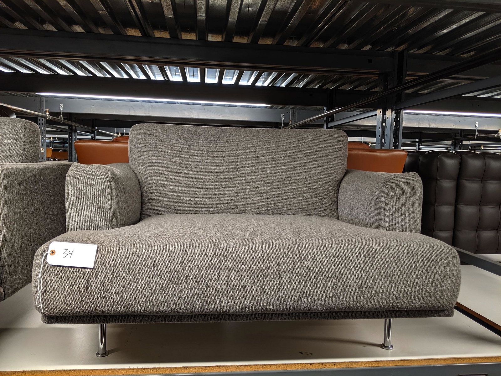 Pair of Cassina Lounge Chairs (2): Pair of Cassina lounge chairs.