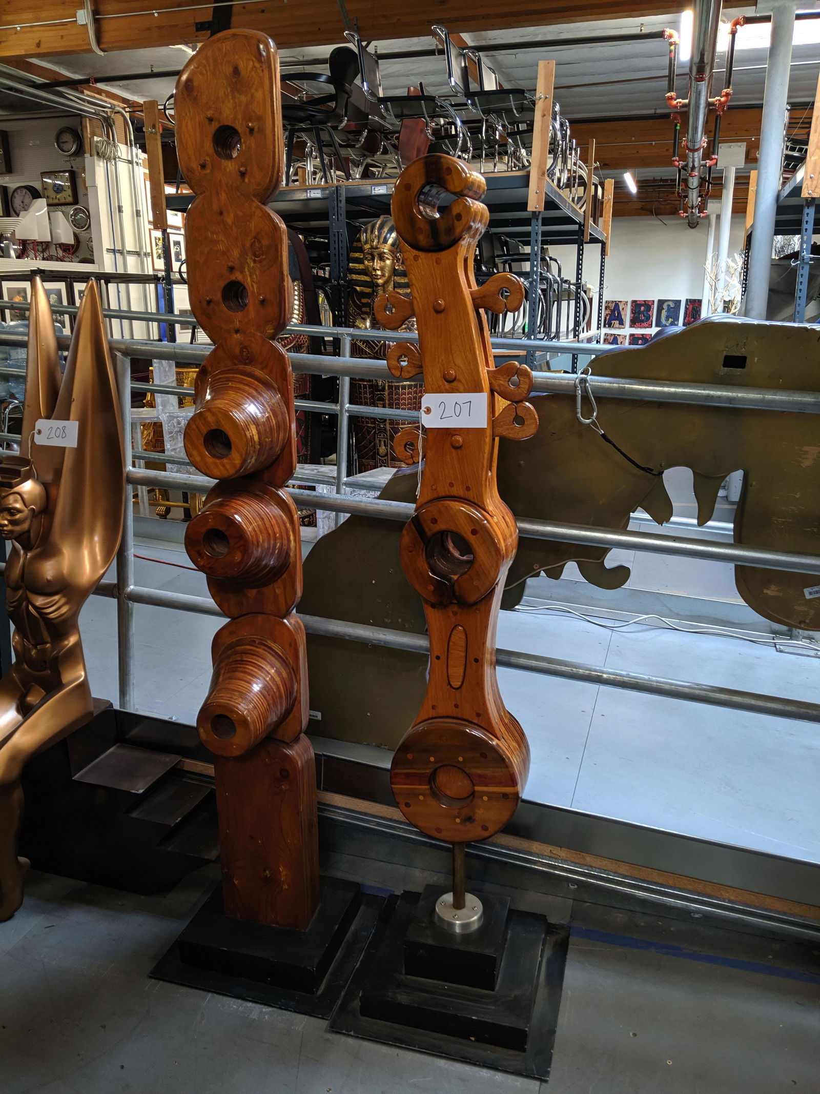 Laminated Wood Sculptures (2) (1 of 3)