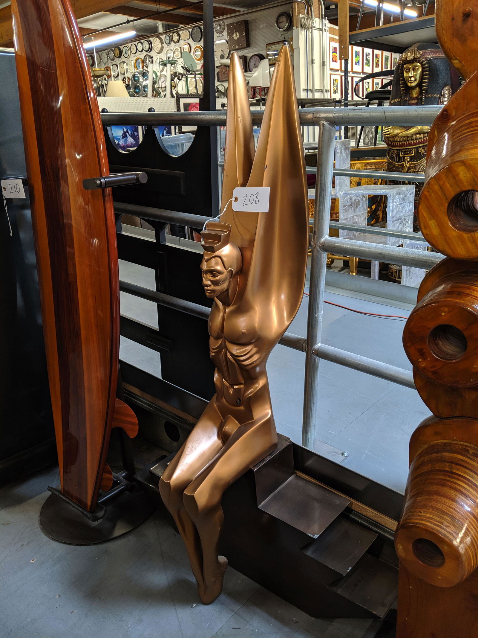Art Deco Figure and Base (1 of 1)