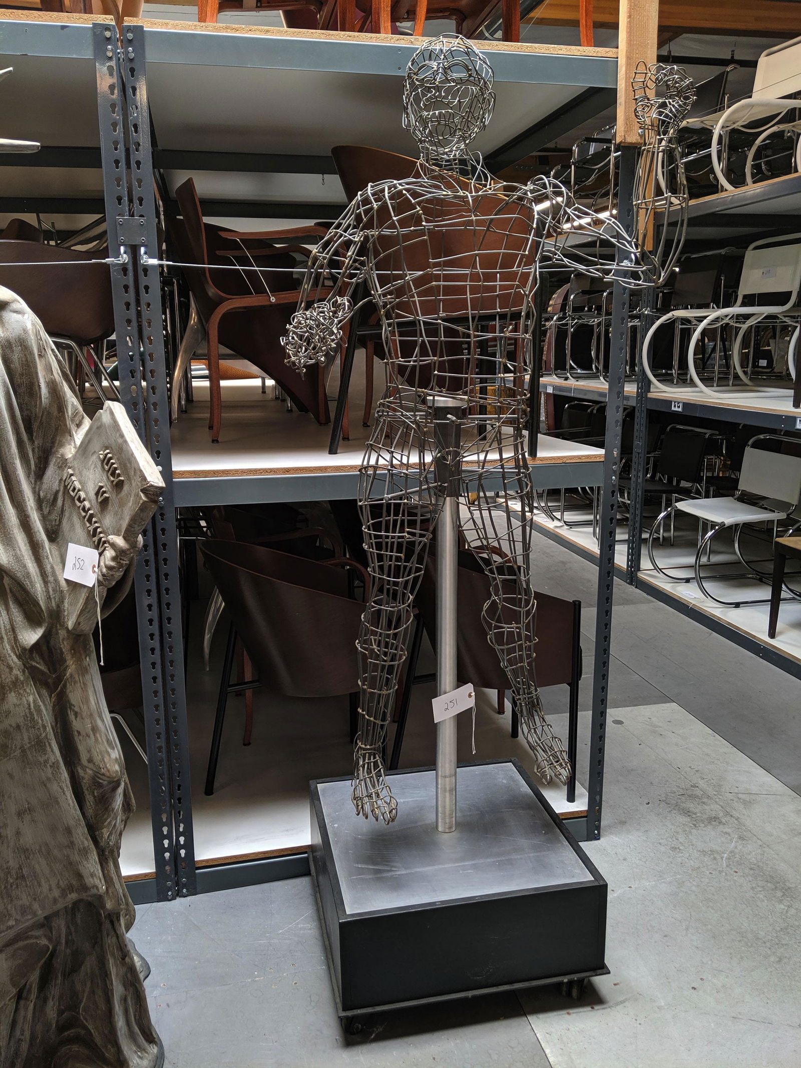 Wire Man Sculpture (1 of 3)