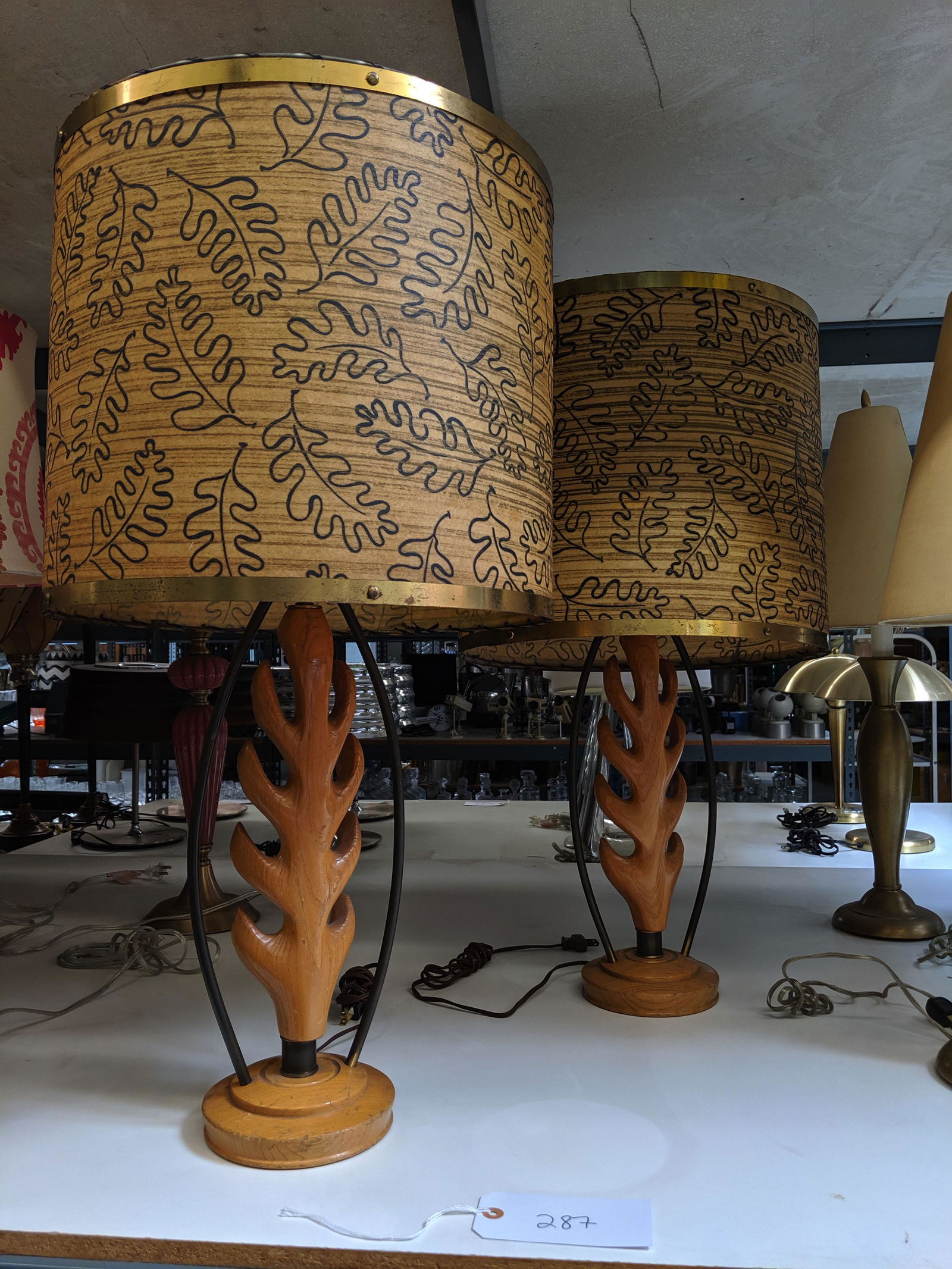Leaf Table Lamps (2) (1 of 2)
