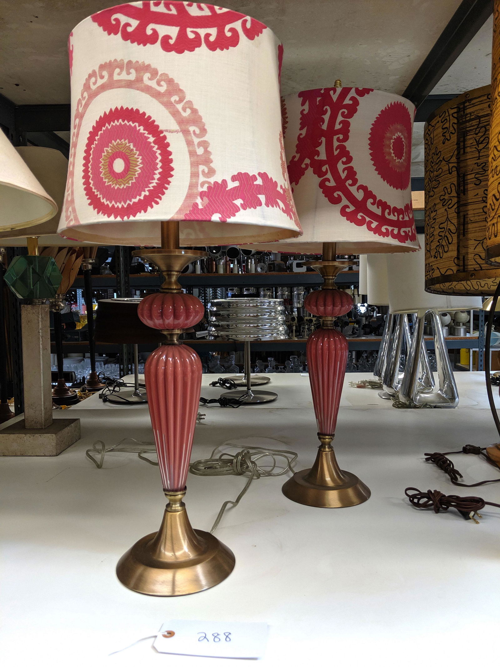 Pink Table lamps (2) (1 of 1)